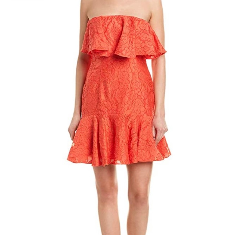 Keepsake strapless cocktail dress